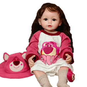 YOURBRAND Poupée Reborn Bébé Peau Claire Mélangée, Tête et Membres en Silicone, Corps Pondéré Rembourré de Coton, Jouet - Product Image 2