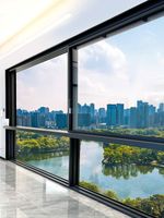 Schwarze Aluminium-Schiebefenster Günstige Fenster Doppelt Verglaste Aluminium-Schiebefenster