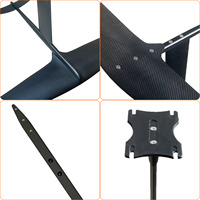 Sports nautiques 3K fibre de carbone aluminium F11 grande lame Kitesurf planche à voile pompe e foil sup surf hydroptère planche de surf