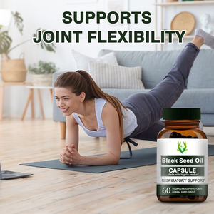 แคปซูลน้ำมันเมล็ดดำ800มก. น้ำมันไนเจลล่าออร์แกนิกสารต้านอนุมูลอิสระช่วยบำรุงข้อต่อและสุขภาพระบบย่อยอาหารสำหรับผู้ใหญ่ - Product Image 6