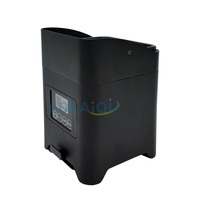 Projecteur LED PAR sans fil rechargeable IP65 6x18W 6-en-1 avec conception étanche pour événements en extérieur