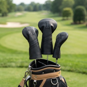 Fundas Personalizadas para Palos de Golf, para Driver, Fairway, Hybrid, de Cuero Premium, OEM 1 3 X, Juego de Fundas para Palos de Golf - Product Image 1