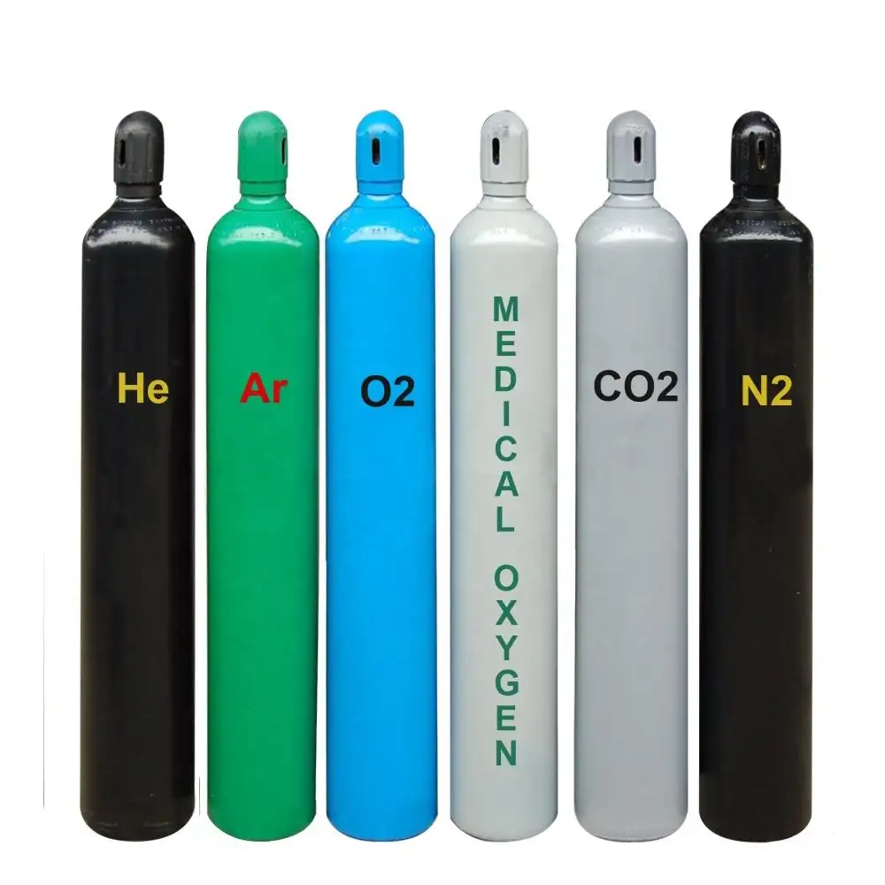 Oxygen Cylinder Specification Chlorine Gas Hydrogen Gas Cylinder Price Customized High Pressure Cylinder 300 Bar 200 Bar