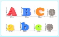 Imanes de Letras y Números Magnéticos Personalizados de 78 Piezas, Alfabeto de Plástico Colorido 123 ABC, Juguete Educativo para el Estudio