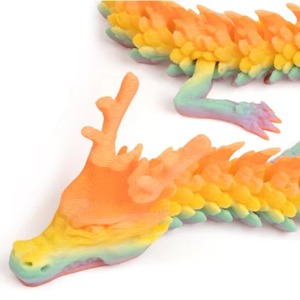 Vashine Dragon chinois imprimé en 3D avec œuf, jouet pour enfants, figurine d'action en PLA, dragon coloré pour enfants, décoration d'œuf - Product Image 6