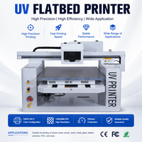Nueva Impresora UV de Inyección de Tinta Automática de Cama Plana con Tinta UV para Logotipos Personalizados en Cristal, Acrílico, Metal, Flex y Otros Materiales - Control Táctil