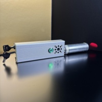 Encendedor Láser Portátil de 120W, Ajustable de 1-10m, Recargable, para Acampar al Aire Libre, con Panel de Pantalla Digital