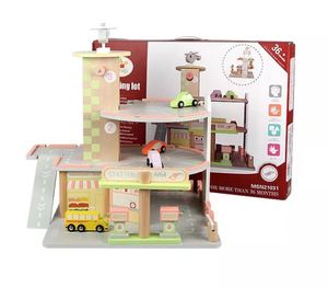 Jouets préscolaires en <span class=keywords><strong>bois</strong></span> Parking <span class=keywords><strong>Garage</strong></span> <span class=keywords><strong>voiture</strong></span> Parking <span class=keywords><strong>jouet</strong></span> <span class=keywords><strong>jouet</strong></span> éducatif pour les enfants - Product Image 4