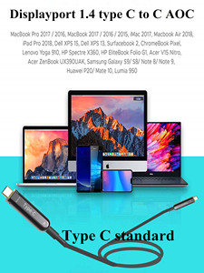4K Type C TO Type C <span class=keywords><strong>AOC</strong></span> ส่งวิดีโอสายออปติคอลที่ใช้งานอยู่ LSZH สำหรับ AV Integration ป้ายดิจิตอลโครงการ10M 20M 30M - Product Image 6