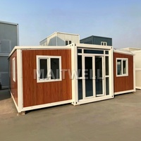 Casa Contenedor Expandible Moderna, Mini Casa Prefabricada, Diseño Listo para Usar con Instalación Rápida y Bajo Costo de Mano de Obra