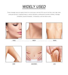 Ventouses pour le visage 4 tailles Ventouses pour le visage Guasha pour la thérapie corporelle - Product Image 6