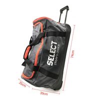 Sac de sport à roulettes personnalisé de grande taille 29 pouces, unisexe, en polyester et nylon, avec fermeture éclair, roues durables