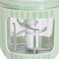 Mini robot culinaire électrique 300 ml, préparateur de repas pour bébé 250 W, bol en verre, cuiseur vapeur, hachoir pour la cuisine et la maison