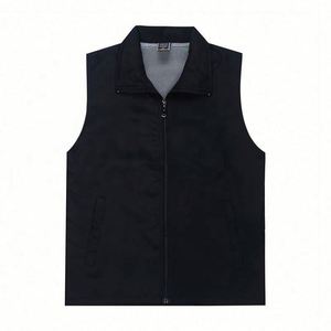 Gilet décontracté pour homme, pas cher, 100% polyester, gilet de travail avec doublure en mesh, grande taille, sans manches, gilet de bénévole - Product Image 6