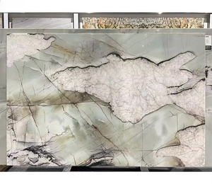 Losa de Cuarcita Brasileña para Encimera de Mesa, Panel de Pared, Mármol Tiffany Retroiluminado, Piedra Cristalizada Pulida, Decoración del Hogar - Product Image 1