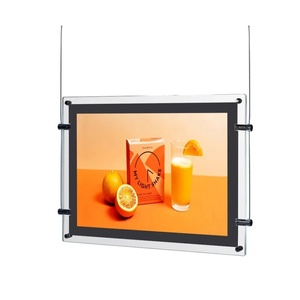 Factory Hanging Ultra-Thin <b>LED</b> <b>Light</b> <b>Box</b> Eco-friendly High Brightness Advertising for Fast Food Restaurants and Real Estate - Product Image 1