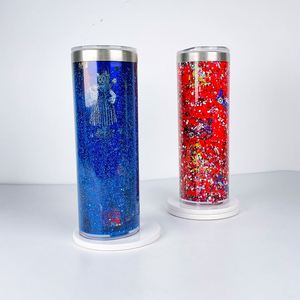 Vaso Térmico de Acero Inoxidable de 20oz para Sublimación, con Diseño DIY de Tablero de Historias, Antiderrames, con Tapa, Tipo Globo de Nieve - Product Image 2