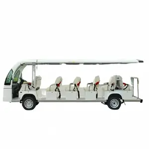 Wholesale Electric Sightseeing Car Shuttle Bus 17 Seater Electric Sightseeing Cars with Lithium Battery