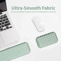 Tapis de souris ergonomique personnalisé avec repose-poignet en gel de silicone pour jeux, accessoires informatiques pour PC, bureau et maison