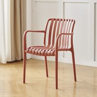 Chaise de jardin en plastique colorée de style moderne, nouveau design, pour café, restaurant, usage domestique et plage