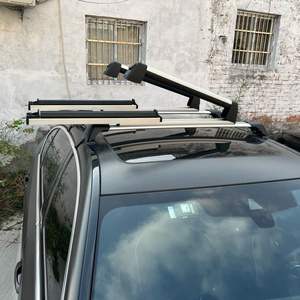 2 supports de toit en alliage pour skis et snowboards, capacité 70 kg+, installation sans perçage, conception fixe, accessoires auto - Product Image 2