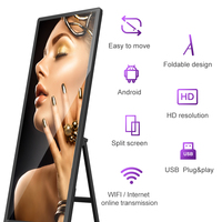 Desain Baru Layar Sentuh 75/86 Inci LCD Digital Signage Lipat untuk Toko/Toko Ritel