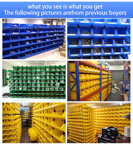 Plastik Raf Kutuları İstiflenebilir Parça Kutuları Raf Kutuları Saklama Kasası Kutu Depolama Plastik Palet Kutuları Özel Logo Fabrikası - Product Image 4