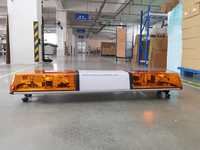 Barre lumineuse de signalisation rotative de haute qualité de 1034 mm (41 pouces) et 140 watts avec quatre assemblages rotatifs de 35 W intégrés, DC12V ou 24V, ambre