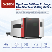 Machine de découpe laser à fibre optique Dxtech entièrement fermée pour la découpe de métaux, disponible en différentes tailles
