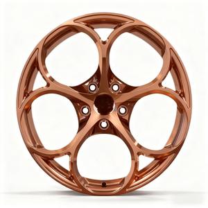 Ruedas Forjadas para Automóvil de Pasajeros, Diseño de Trébol de Cuatro Hojas, Bronce, 18 19 20*8 Pulgadas, 5x112 X120 5x114.3 5x110, para Alfa Romeo Giulia <span class=keywords><strong>Stelvio</strong></span> - Product Image 2
