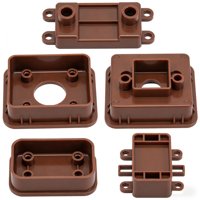 Moulage par injection plastique, composants de moule d'injection personnalisés, composant plastique OEM pour boîtier électronique et équipement mécanique