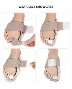 Corrector de Juanetes y Hallux Valgus de Doble Anillo, Estilo Grueso, para Uso Diurno y Nocturno, ¡Gran Venta! - Product Image 3