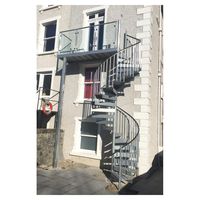 Prima Gusseisen Gebraucht Outdoor Wendeltreppe Externe Wendeltreppe Kit Treppe Moderne modulare Stahl Wendeltreppe
