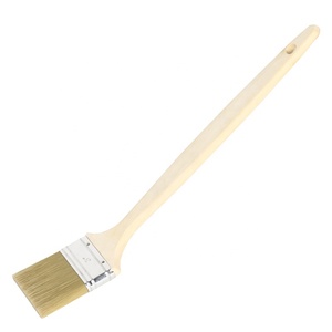 Industrial & DIY Grade PET Filament Radiator Paint <b>Brush</b> with Wooden Handle Customizable OEM Support for Cleaning - Product Image 2