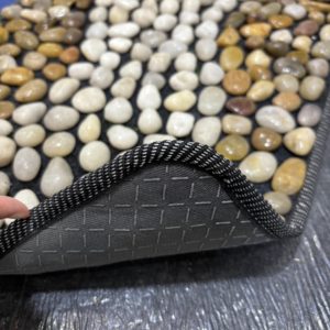Tapis de massage, coussin de massage en galets pour la relaxation, coussin en galets de forme ronde ou rectangulaire, prix de gros en provenance de Chine - Product Image 4