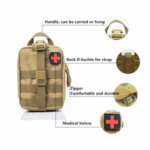 Sac médical imperméable pour les infirmières et les infirmières de sauvetage d'urgence en plein air avec logo personnalisé trousses de premiers soins tactiques à plusieurs poches sac de taille - Product Image 3