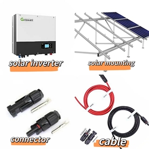 Khu dân cư tấm pin mặt trời hệ thống PV hoàn chỉnh tắt lưới năng lượng mặt trời bảng điều khiển 5000W 8000W năng lượng mặt trời nhà Kit PV hệ thống 10KW PV chi phí cho mỗi <span class=keywords><strong>KWH</strong></span> - Product Image 3