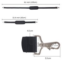 Correas de hombro anchas, ajustables, largas, bolso, cinturón de cámara