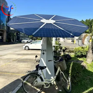 Yifeng New Design Flower Shape 1000W Complete Kit Small Home Power System Solar For Appliances Solar Panel