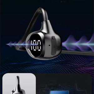 Auriculares de Conducción Ósea X10, Auriculares Deportivos Inalámbricos de Oreja Abierta con Micrófono, Resistentes al Sudor y al Agua para Correr y Conducir - Product Image 4