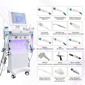 Le plus récent 14in1 Jet d'oxygène Portable Hydra beauté traitement du visage Machine de microdermabrasion Machine professionnelle pour le serrage - Product Image 5