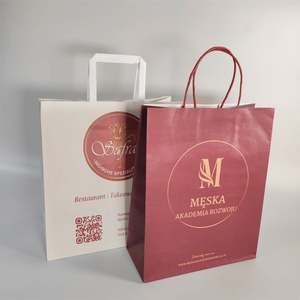 Sacs en papier kraft biodégradables écologiques KM pour emballages à emporter de boulangerie, pains, biscuits pour aliments - Product Image 4