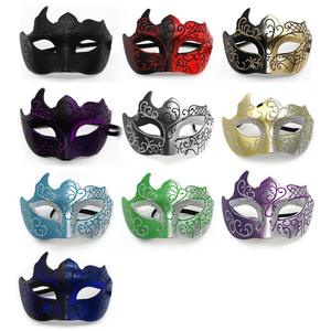 Media cara veneciana para hombres y mujeres, CARNAVAL DE PVC para Halloween, Mardi Gras, fiesta de Pascua, baile de graduación, disfraz de Mascarada para parejas - Product Image 6