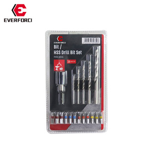 Everforce Hss Drill Bit Set 18 Piece Hex Shank Metal Drilling Twist Bits - Product Image 1