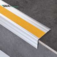 Profilé d'angle décoratif moderne en alliage d'aluminium en forme de L pour escalier mural, antidérapant et durable, pour carrelage céramique