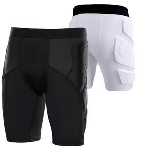 Pantaloncini Imbottiti Eva per Calcio, Pantaloncini Compressivi Traspiranti, Protezione per Portiere, Abbigliamento Sportivo Protettivo - Product Image 1