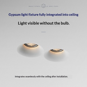 โคมไฟดาวน์ไลท์แบบฝังเพดานไร้ขอบ LED สำหรับห้องนั่งเล่น ห้องนอน COB หัวคู่ สมาร์ทสปอตไลท์ CRI สูง - Product Image 4