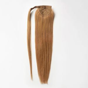 Extensions <span class=keywords><strong>de</strong></span> cheveux humains russes bruts vierges alignés sur les cuticules en <span class=keywords><strong>platine</strong></span> blanc <span class=keywords><strong>de</strong></span> qualité <span class=keywords><strong>queue</strong></span> <span class=keywords><strong>de</strong></span> <span class=keywords><strong>cheval</strong></span> à clipser avec cordon <span class=keywords><strong>de</strong></span> serrage pour les filles - Product Image 4