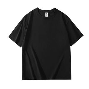 เสื้อยืดแขนสั้นผ้าฝ้ายเนื้อนุ่มใส่สบายสำหรับฤดูร้อน คอกลม สีพื้น ขายดี - Product Image 5