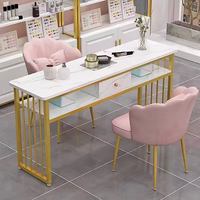 Meubles de salon de beauté pour nail art modernes et durables, directement de l'usine, table à langer en bois et en métal, utilisation dans le salon, la chambre à coucher, prix incroyable